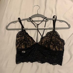 Black lace bralette size small